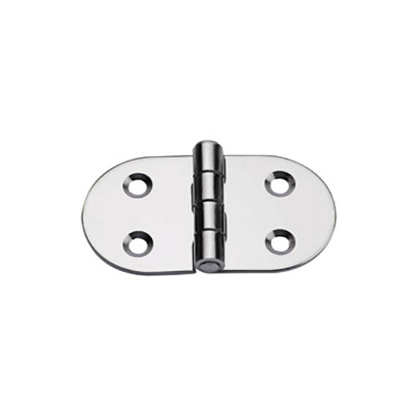 Oval Hinge Inox 316 Right 47mm x 30mm x 1.5mm