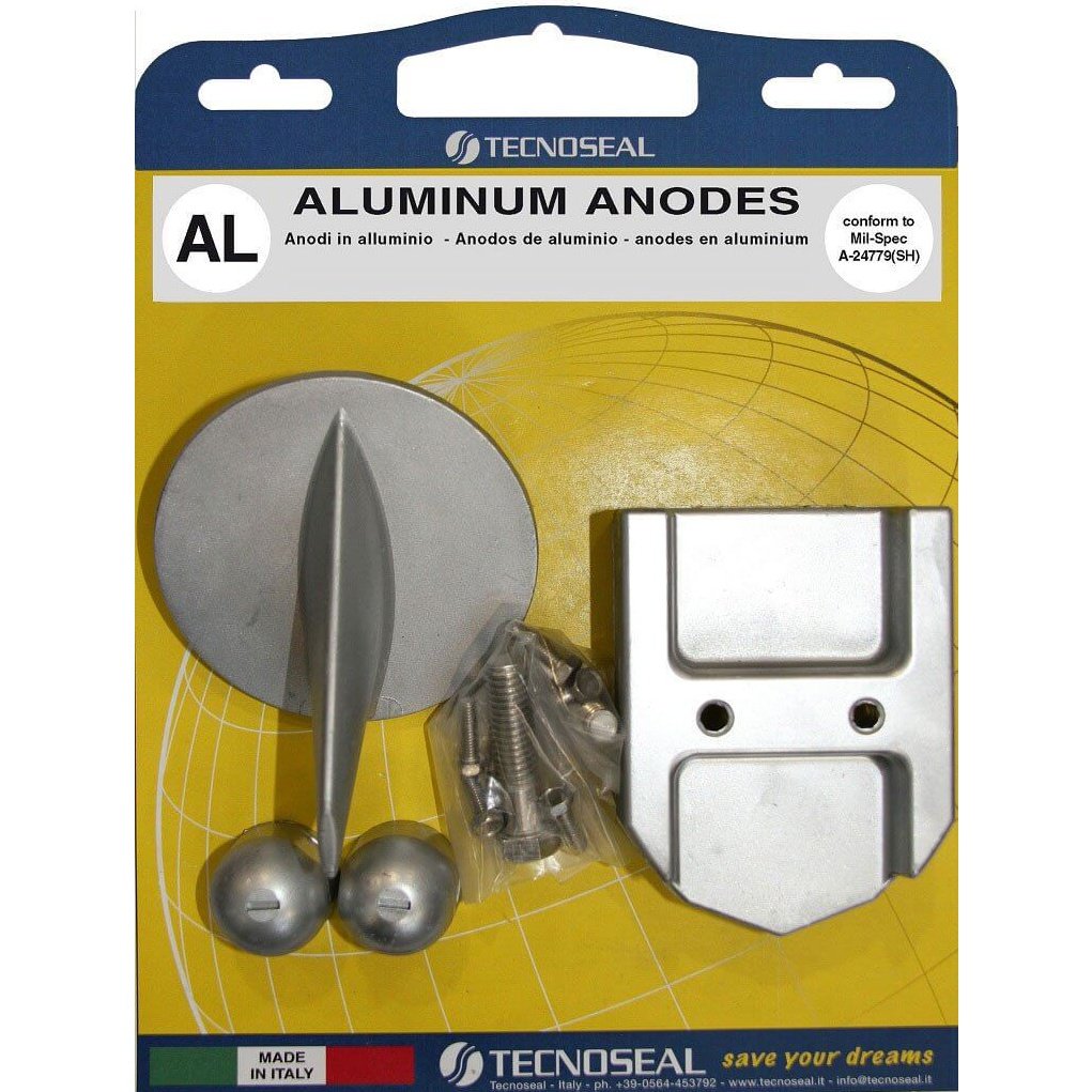 Tecnoseal Aluminium Anode Kit For Mercury Mercruiser Alpha One Generation I Sterndrive