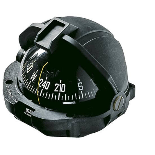 Plastimo Offshore 135 Black Compass Flush Mount - Conical Card
