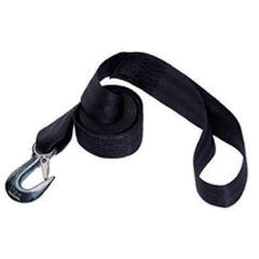 Winch Strap With Hook, Nut and Bolt - 7.5M