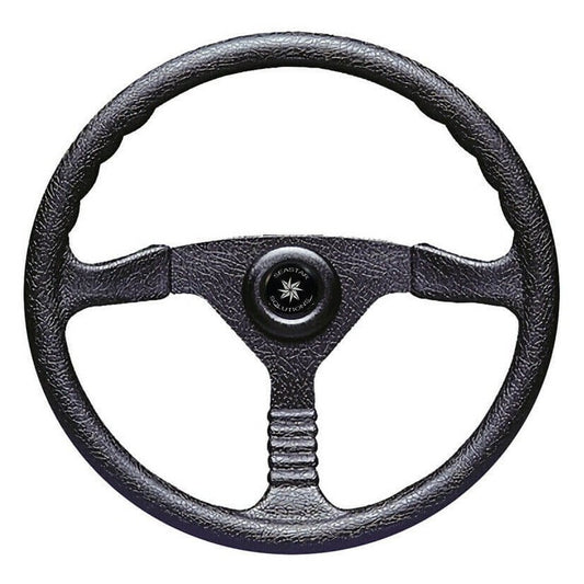 Teleflex Champion 3 Spoke Steering Wheel - Centre Pad Style