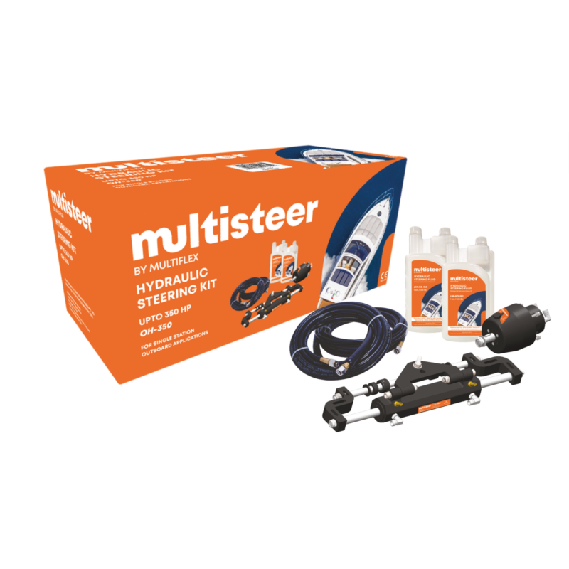 Multiflex Multisteer Outboard Hydraulic Steering Kit 175HP