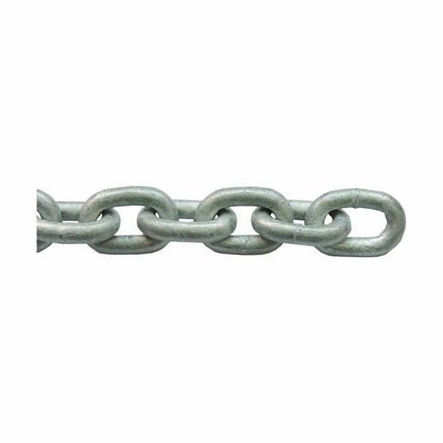 8mm Calibrated Hot Dipped Galvanised Chain