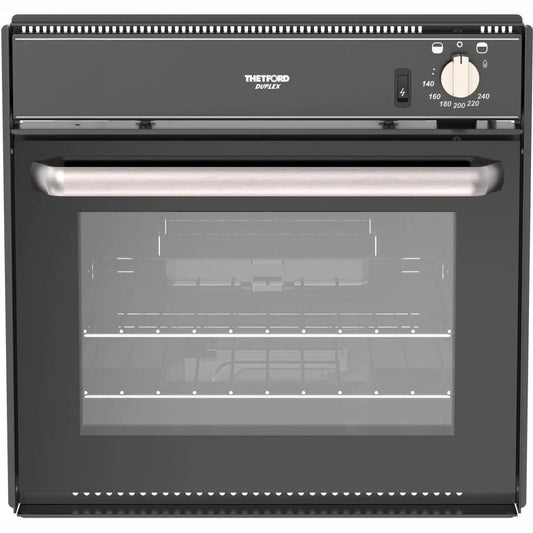 Thetford Black Duplex Oven & Grill with 12V Ignition