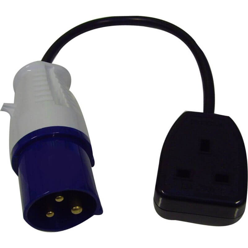UK Hook Up Adapter 16 Amp Trailing Socket