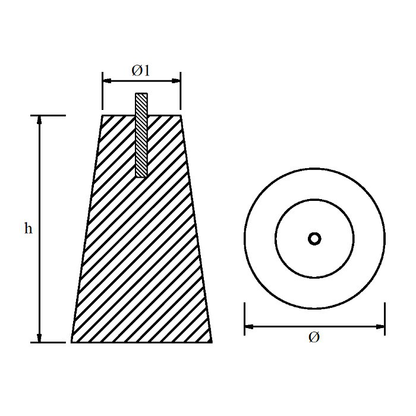Tecnoseal 00630 Series Hanging Mooring Anode Kit