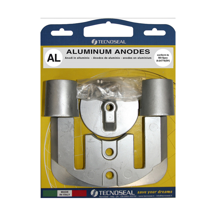 Tecnoseal Mercury / Mercruiser Bravo 2 & 3 Anode Engine Kit