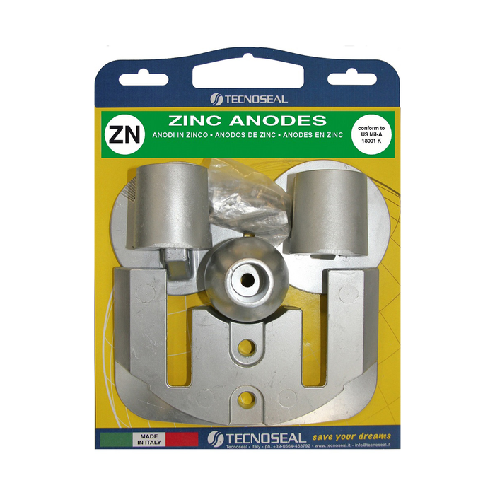 Tecnoseal Mercury / Mercruiser Bravo 3 2004-On Anode Engine Kit
