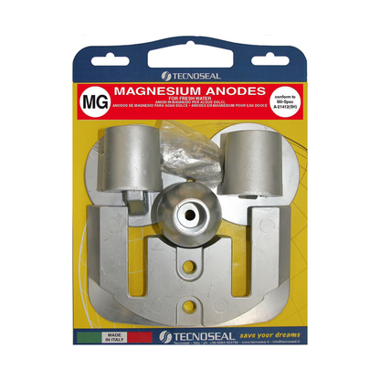 Tecnoseal Mercury / Mercruiser Bravo 3 2004-On Anode Engine Kit