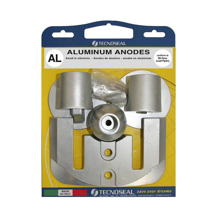 Tecnoseal Mercury / Mercruiser Bravo 3 2004-On Anode Engine Kit