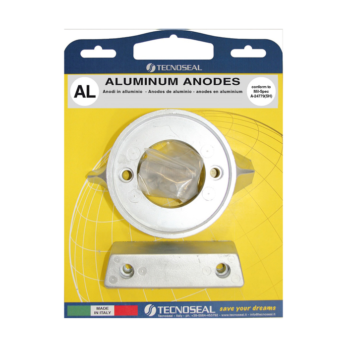 Tecnoseal Volvo Penta 290 Single-Prop Anode Engine Kit