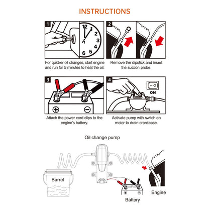 SEAFLO Engine Oil Change System - 02 Series