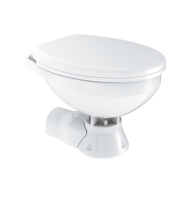 SEAFLO Quiet Flush Sea Water Electric Marine Toilet