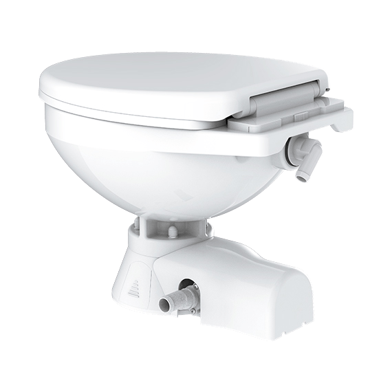 SEAFLO Quiet Flush Freshwater Electric Marine Toilet - Regular Size Bowl