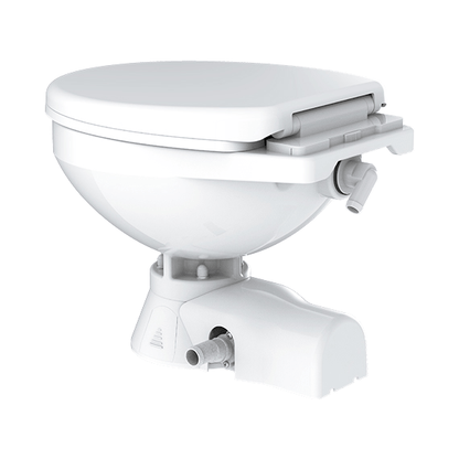 SEAFLO Quiet Flush Freshwater Electric Marine Toilet - Regular Size Bowl