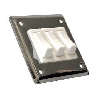 Stainless Steel 12v 15A Light Wall Switch Panel
