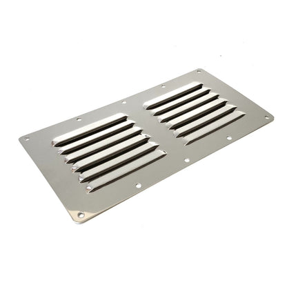 Rectangular Stainless Steel Louvered Vent