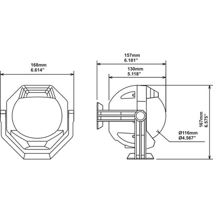 Plastimo Contest 130 Vertical Bulkhead Compass
