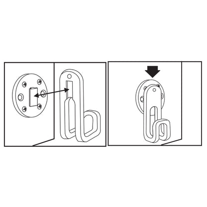 Nuova Rade Store-All Utility Hook - Set Of 2 Pieces