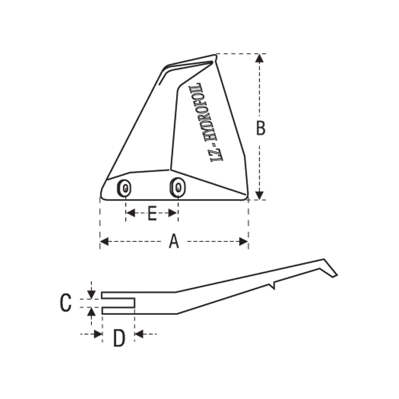 Nuova Rade LZ Outboard Engine Hydrofoil
