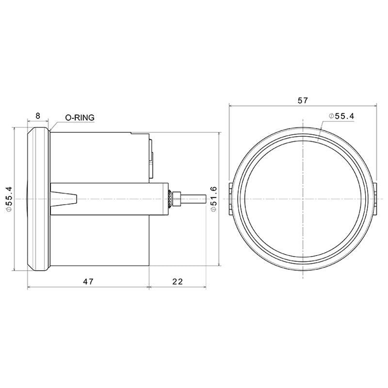 Nuova Rade Electronic Waste Black Water Tank Gauge