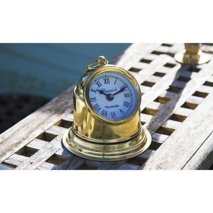 Nauticalia Brass Binnacle Clock - 13cm