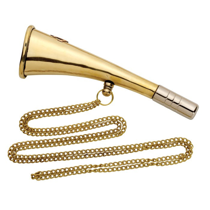 Nauticalia Brass Signal Horn And Chain
