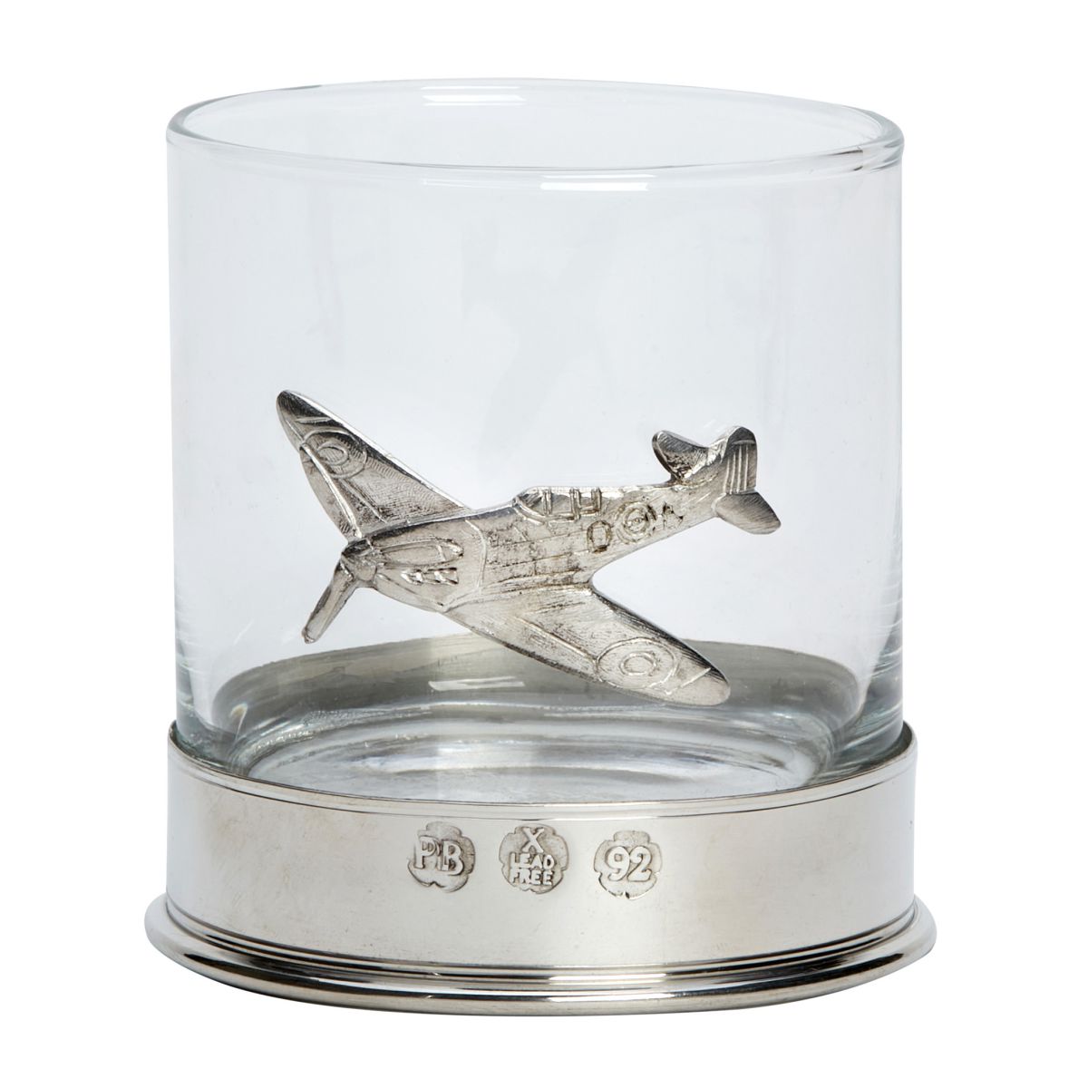 Nauticalia Pewter-mounted Whisky Tumbler