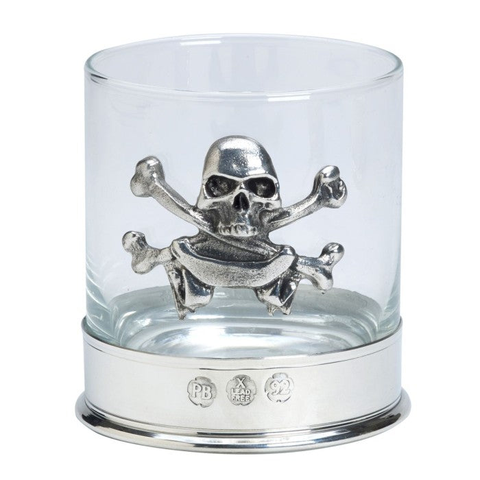 Nauticalia Pewter-mounted Whisky Tumbler