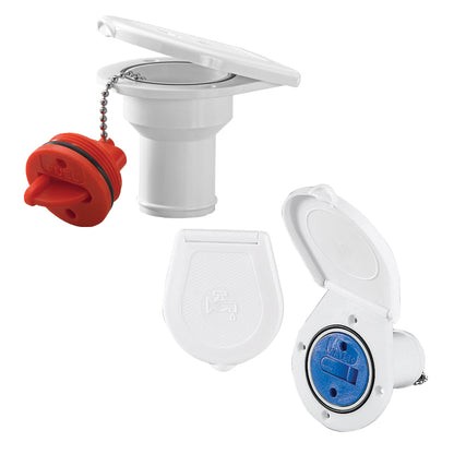 Nuova Rade Plastic Deck Filler With Cap And Flip Lid