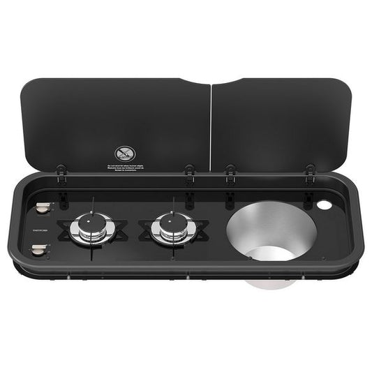 Thetford Topline Series 111 Hob & Right Hand Sink Unit With Shut Off Lid