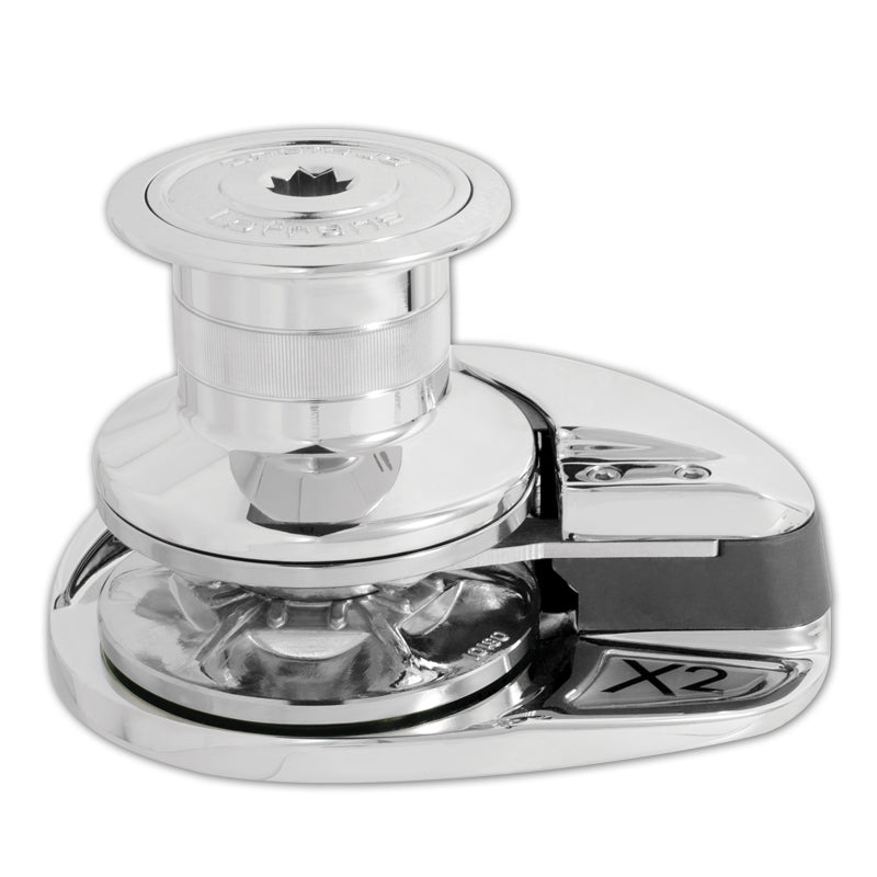 Lofrans X2 Vertical Windlass Aluminium 10mm Gypsy With Drum 1000W 12V - ISO