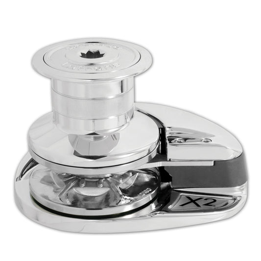 Lofrans X2 Vertical Windlass Aluminium 8mm Gypsy With Drum 1500W 12V - ISO/DIN