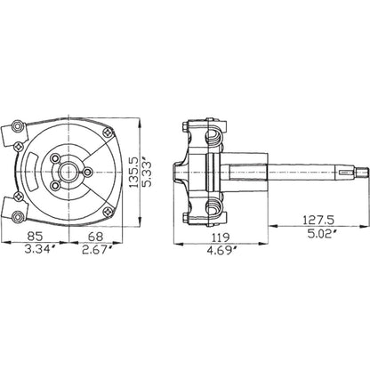 Ultraflex T71 Fast Connect Mid Feedback Steering Helm - Up to 150 HP