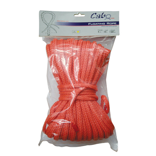 Lalizas CABO Floating Rope Orange Polyethylene - 30 Metre