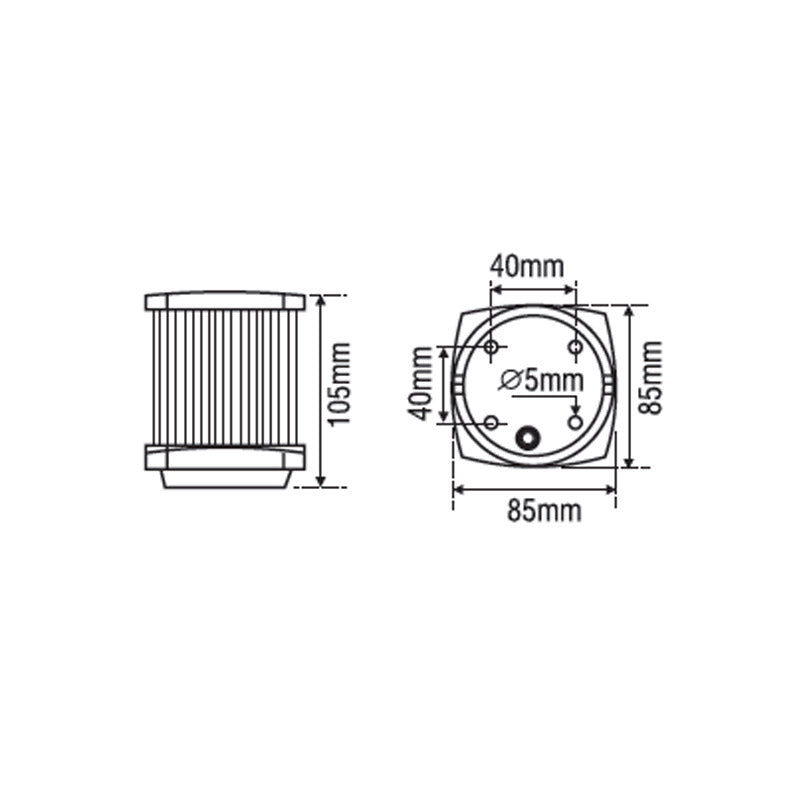 Lalizas CLASSIC 20 All Round Navigation Light