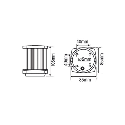 Lalizas CLASSIC 20 All Round Navigation Light