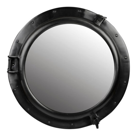 Nauticalia Aluminium Dark Pewter Porthole Mirror
