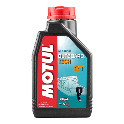 Motul Outboard Tech 2 Stroke TC-W3 TECHNOSYNTHESE® Outboard Engine Oil