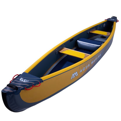 Aqua Marina Tomahawk AIR-C 478 High Pressure Speed Inflatable Canoe - 3 Person