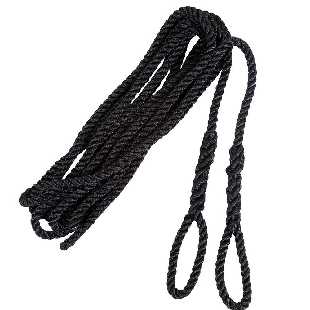 Seago 3 Strand Fender Rope Line With Spliced Eye - 8mm