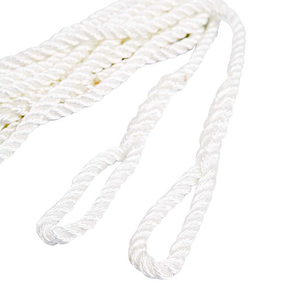 Seago 3 Strand Fender Rope Line With Spliced Eye - 8mm