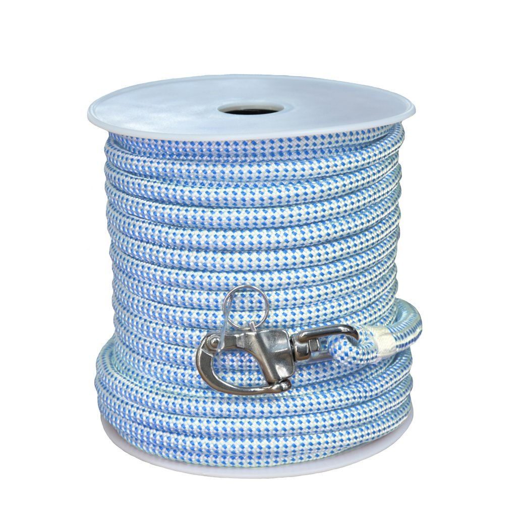 Pre-Spliced Spinnaker Halyard with Snap Shackle Rope