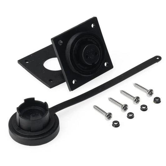 Index Marine Bulgin Low Flange/Flush Mount Socket, Cap & Screws Kit