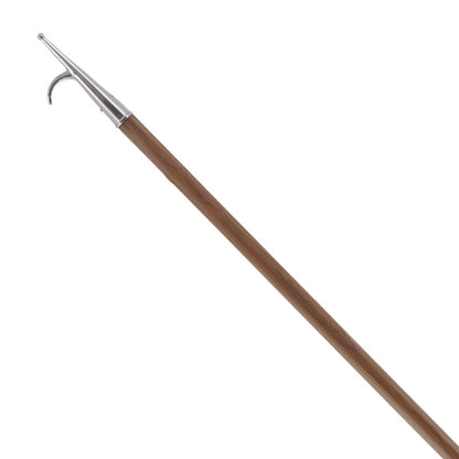 Trem Wooden Barge Pole Boat Hook With Chromed Brass Hook
