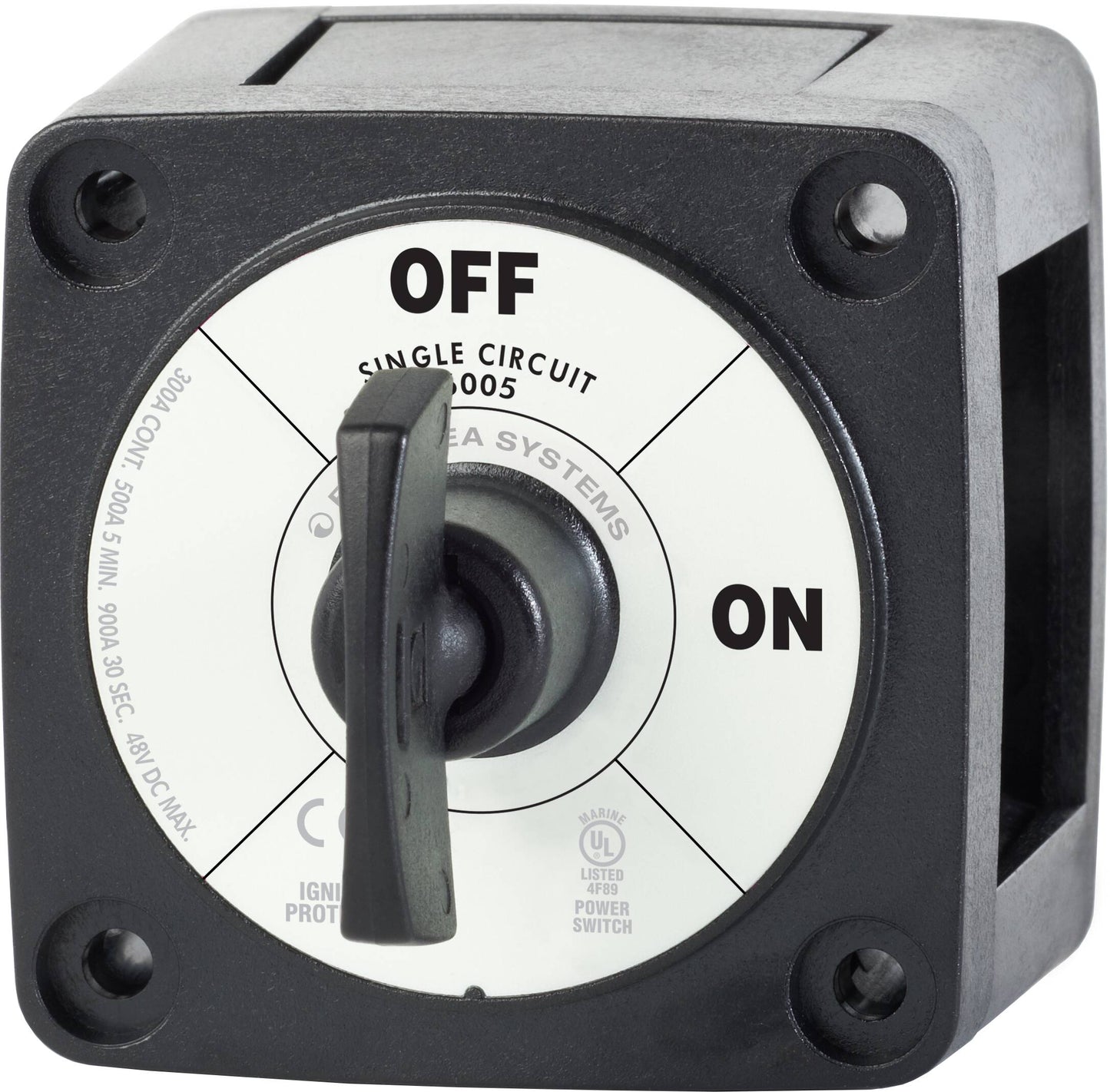 Blue Sea M Series Single Circuit Battery Switch With Key