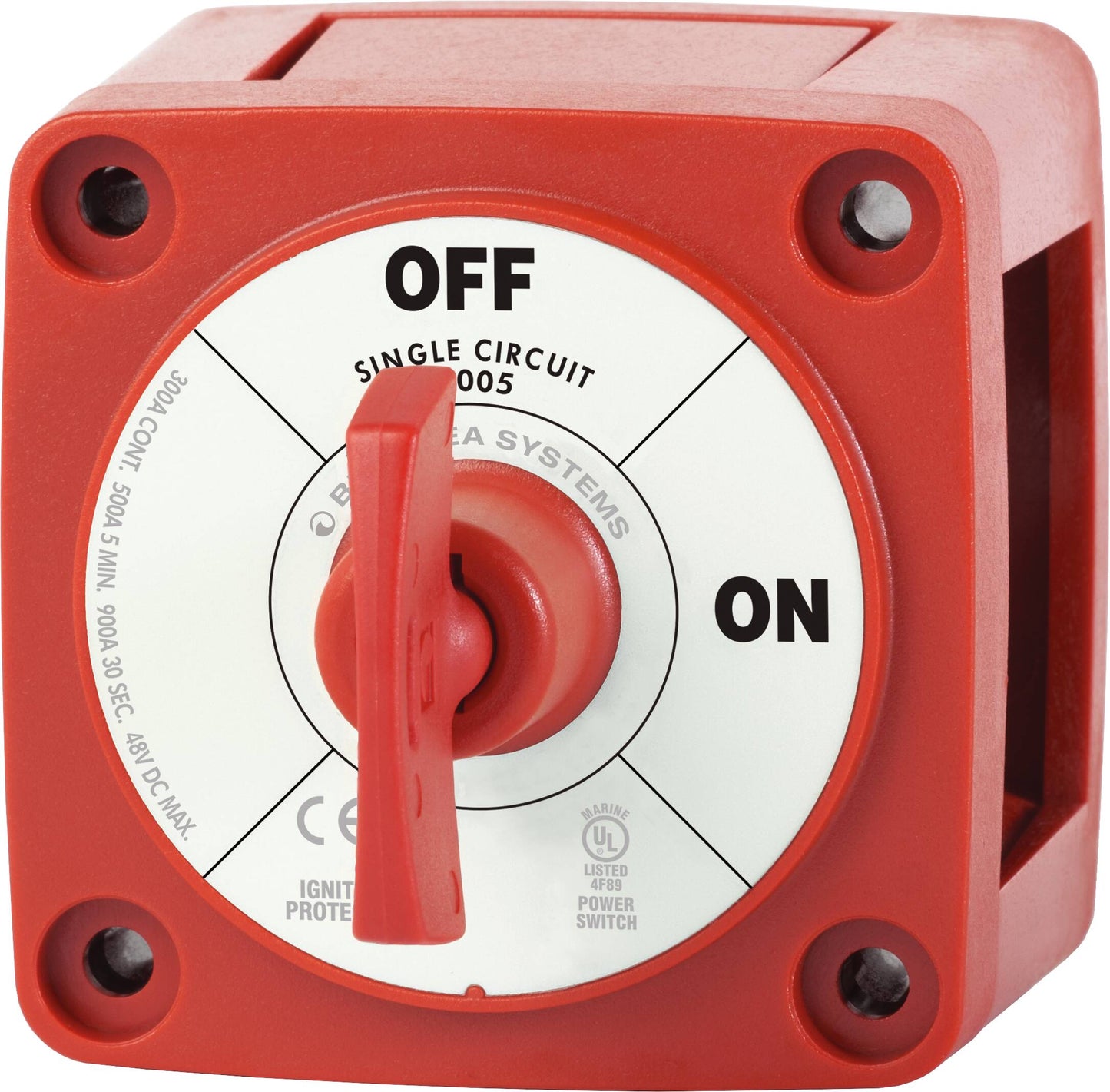Blue Sea M Series Single Circuit Battery Switch With Key