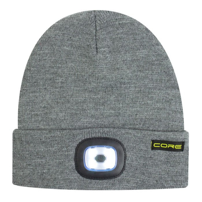 Core Lighting Rechargeable LED Beanie Hats - Up To 50 Lumens