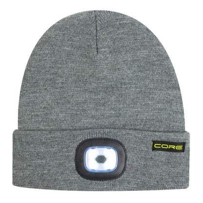 Core Lighting Rechargeable LED Beanie Hats - Up To 50 Lumens
