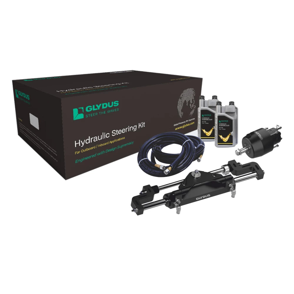 Glydus Outboard Hydraulic Steering Kit - Up To 175HP